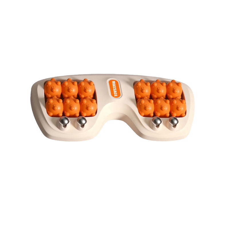 Bärbar Dubbelrad Fotmassagerulle