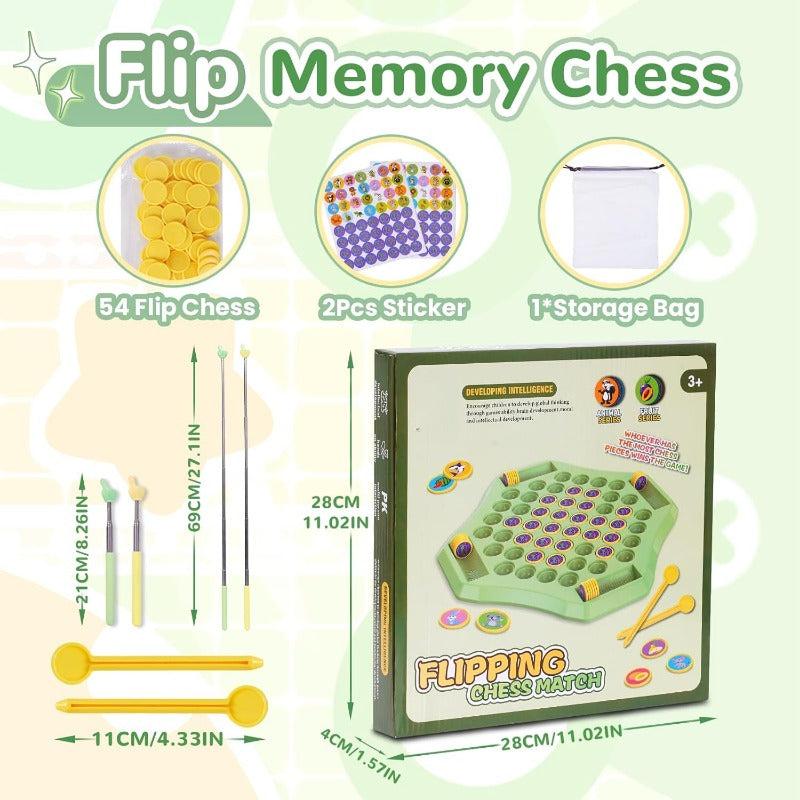 đSISTA DAGEN -50% REA!!â°Flip-Match-brĂ€dspel för barn â DIY-vĂ€ndschackbrĂ€da för barn