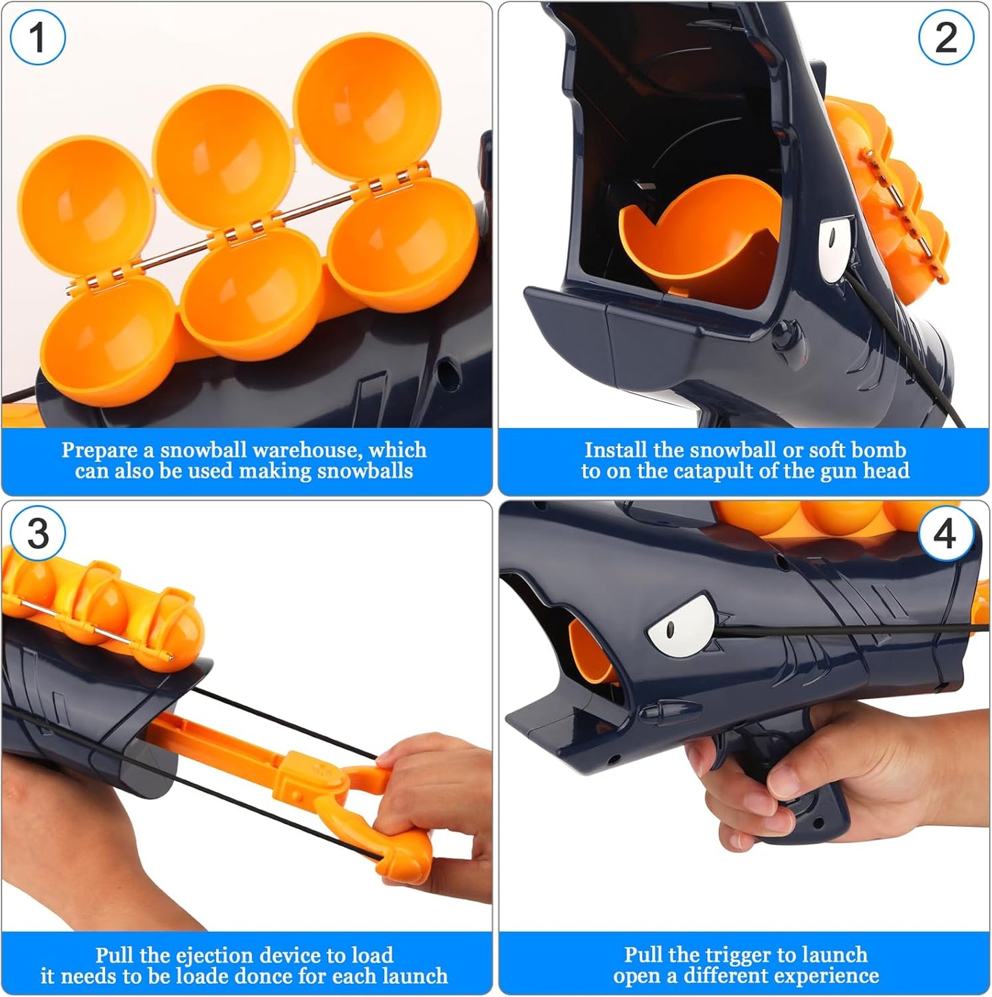 đ„49% OFFđ2025 Shark Snowball Launcher