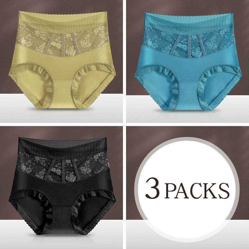 đ„Sista dagen för köp 1 fĂ„ 2 gratisđ„Sexig spets magplastik höftlyftning is silke trosor