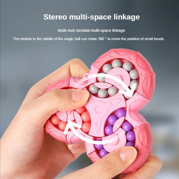 đšNy produktđš 2 i 1 Rubiks kub / Magic Bean Gyro