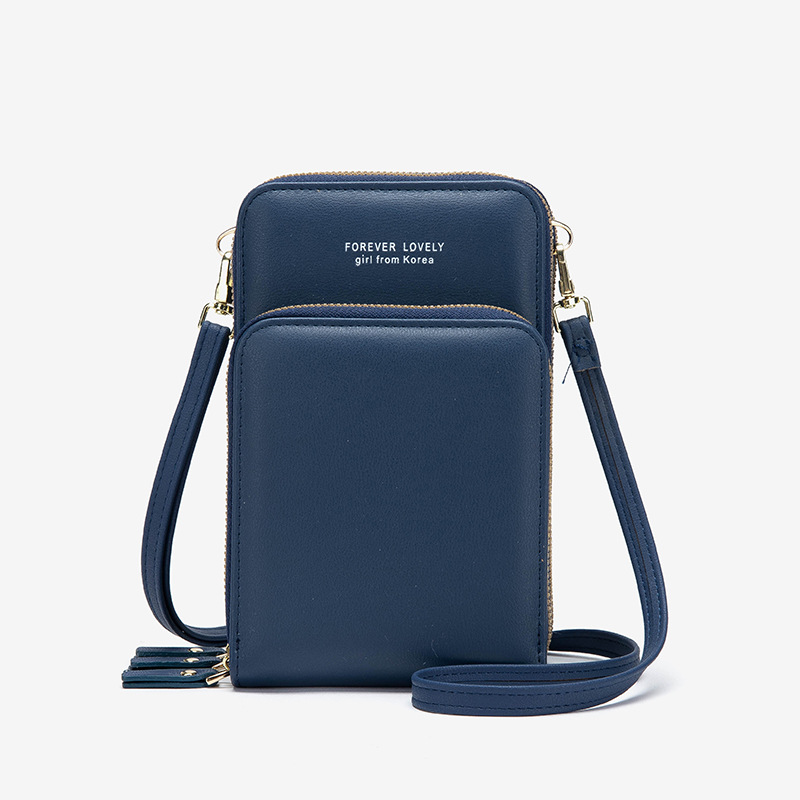 đ„LĂ€der Liten Crossbody vĂ€ska/Mini Messenger axelhandvĂ€ska