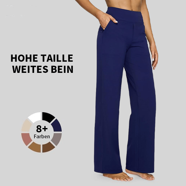 đ Sista dagen 49% rabatt đ„ Löst sittande byxor med hög midja för affĂ€rsmĂ€ssig fritid och yogabyxor