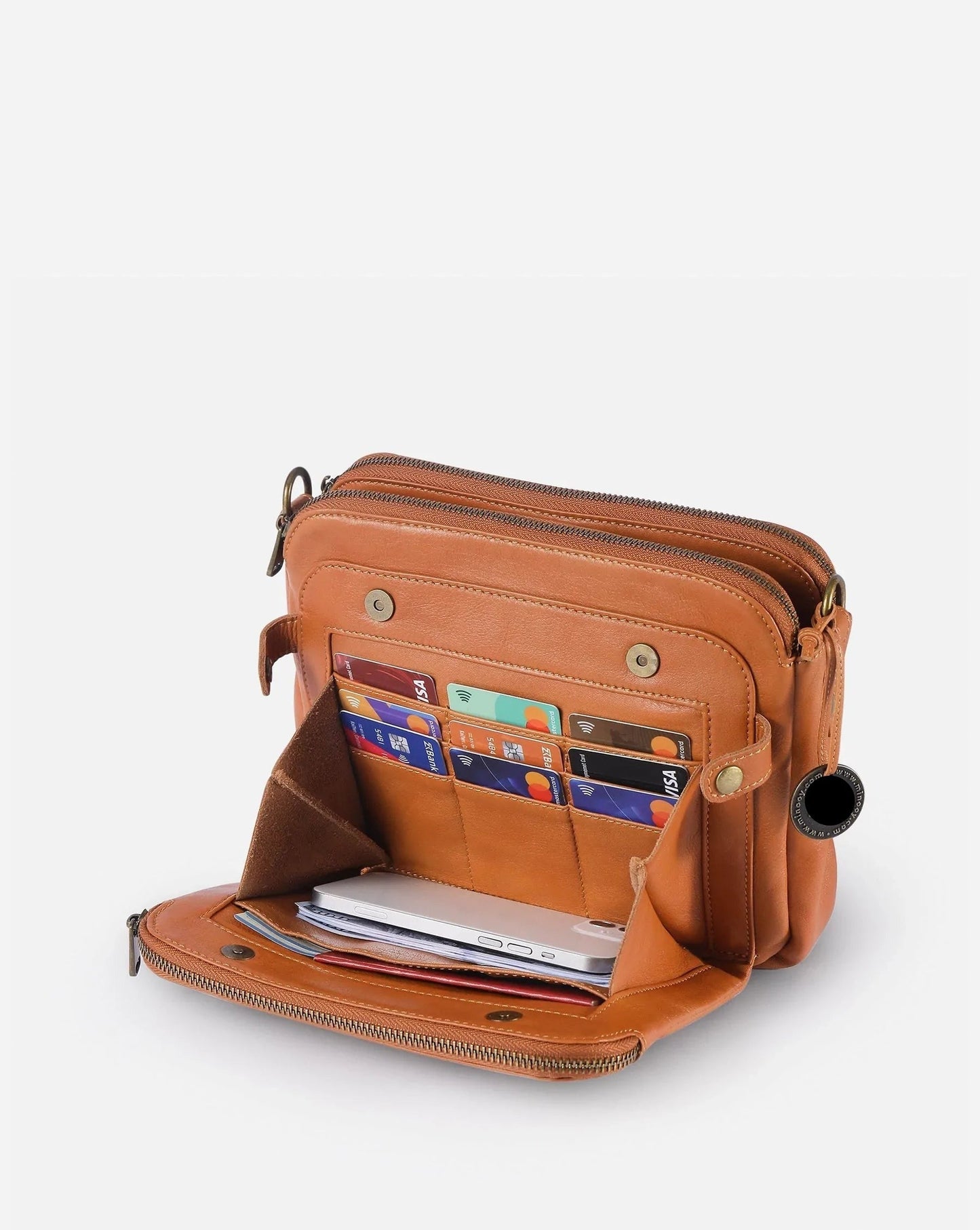 🔥45% rabatt-Crossbody axelremsväskor och clutches i läder