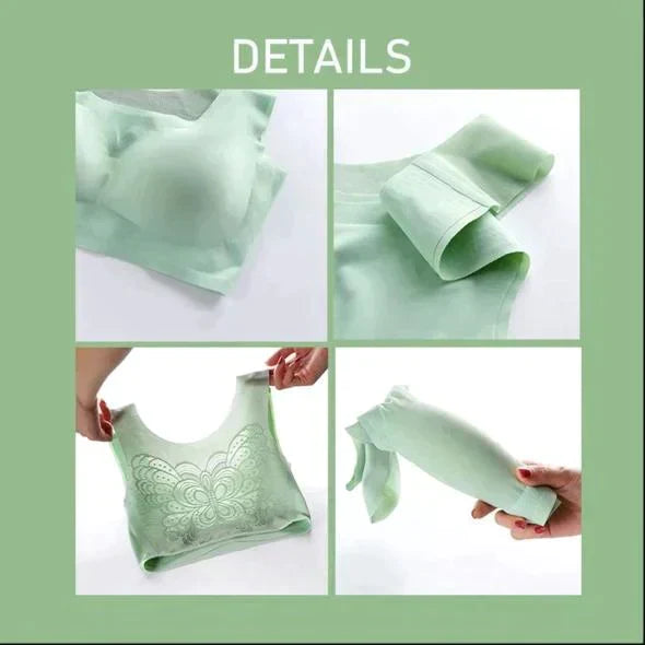đ„Sista dagen Köp 1 och fĂ„ 2 gratis đ„ Ultratunn Plus Size Ice Silk Comfort-bh