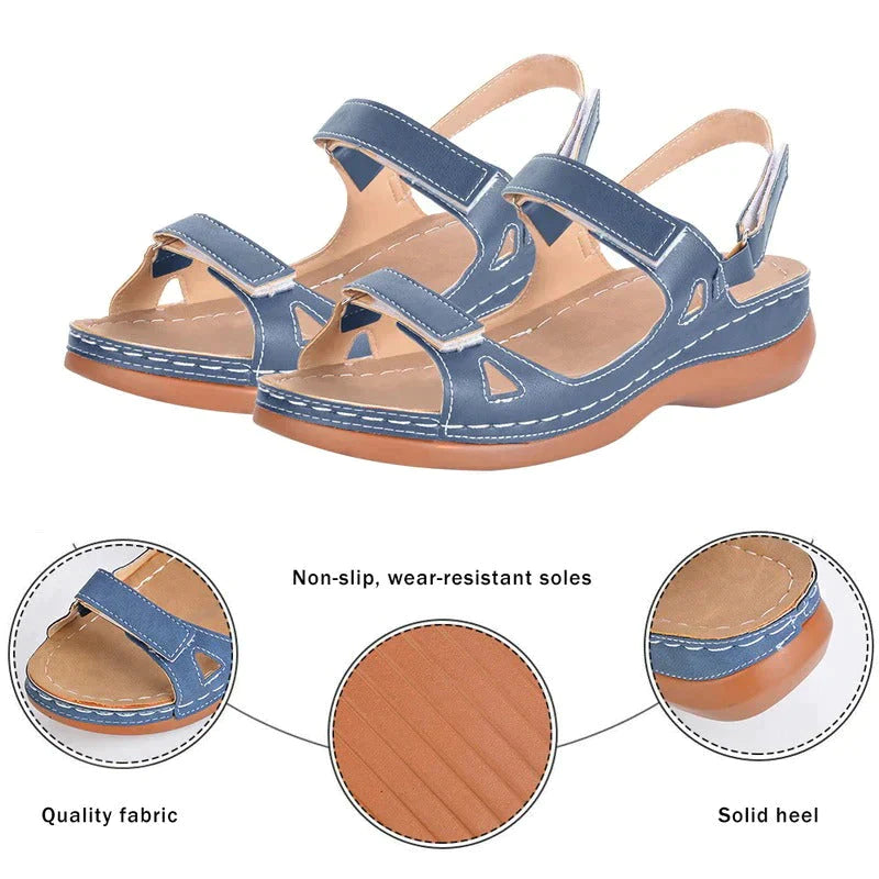 đ„Sista dagens kampanj 50% OFF - 2024 Comfort Retro Ortopediska Sandaler