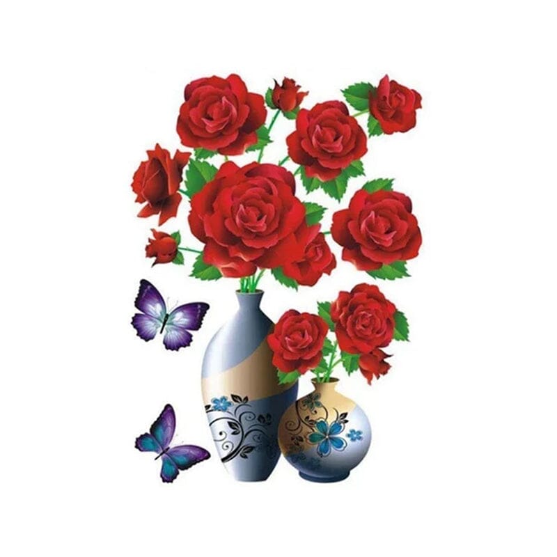 Bästa present för semester 🔥3D Vase Sticker