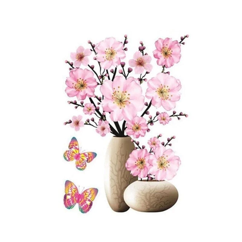 Bästa present för semester 🔥3D Vase Sticker