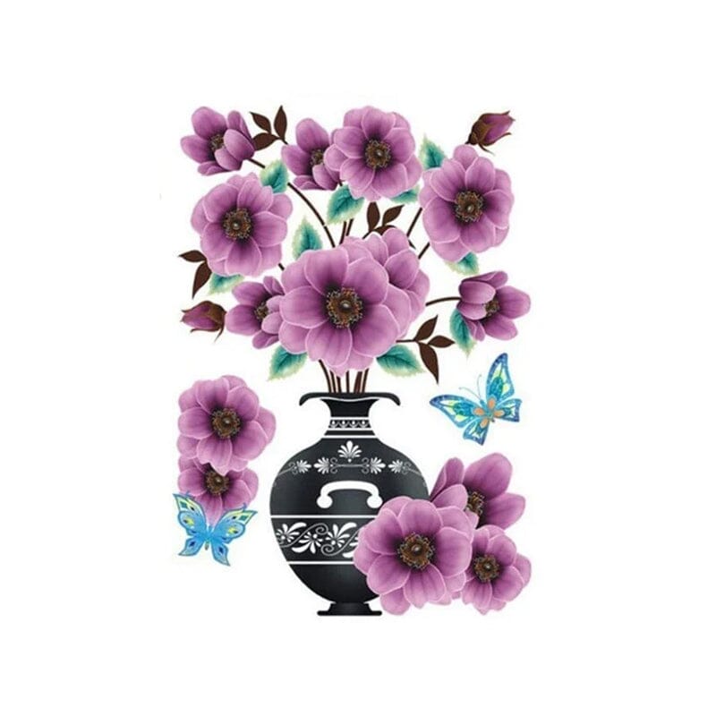 Bästa present för semester 🔥3D Vase Sticker