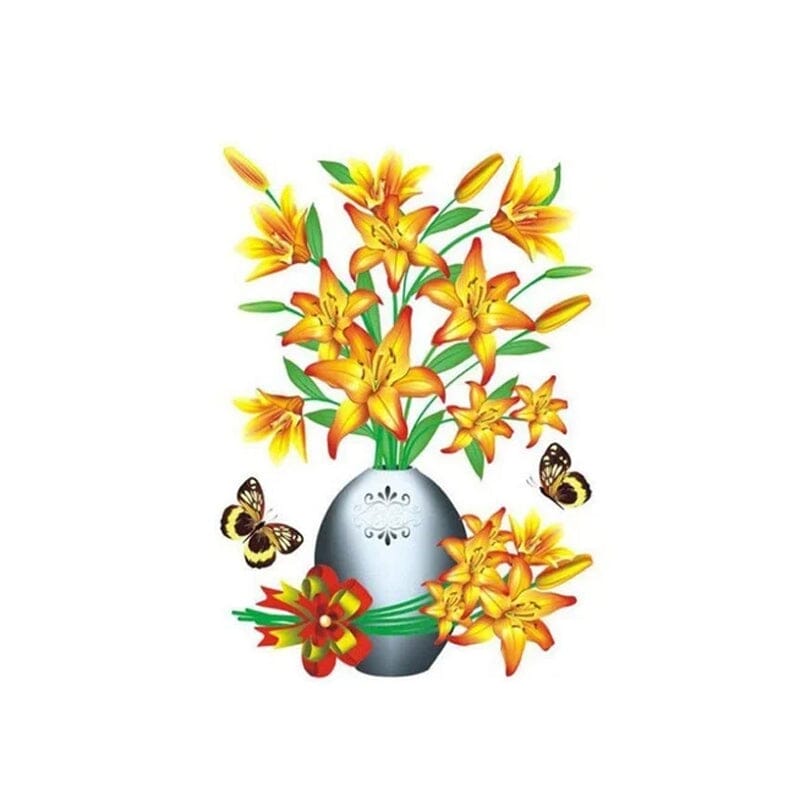 Bästa present för semester 🔥3D Vase Sticker