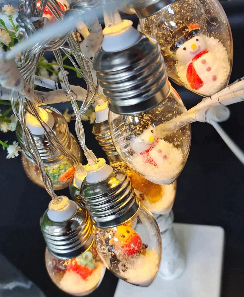 đJul Led Wishing Ball String Lights Dekorationer