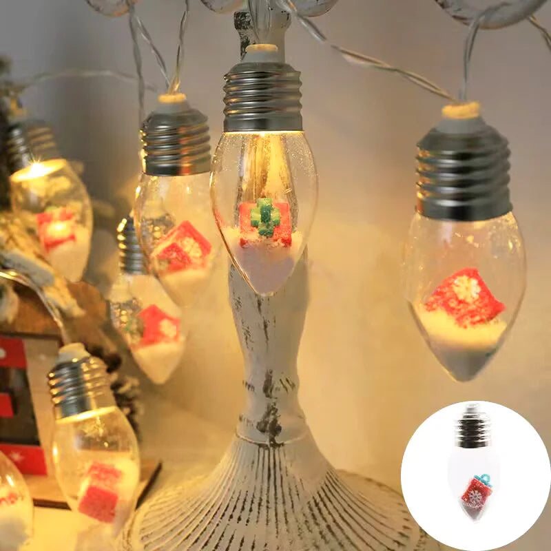 đJul Led Wishing Ball String Lights Dekorationer