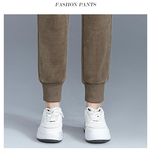 🔥Varm försäljning 🔥 Joggerbyxor för kvinnor med varm plysch Corduroy (50% OFF)