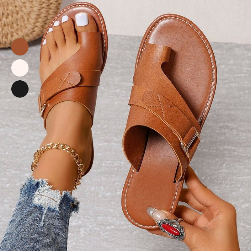 đ„Sista dagskampanj 70% OFFđ„ LĂ€tta ortopediska sandaler gjorda av premiumlĂ€der