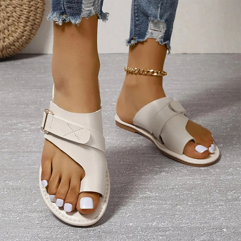 đ„Sista dagskampanj 70% OFFđ„ LĂ€tta ortopediska sandaler gjorda av premiumlĂ€der