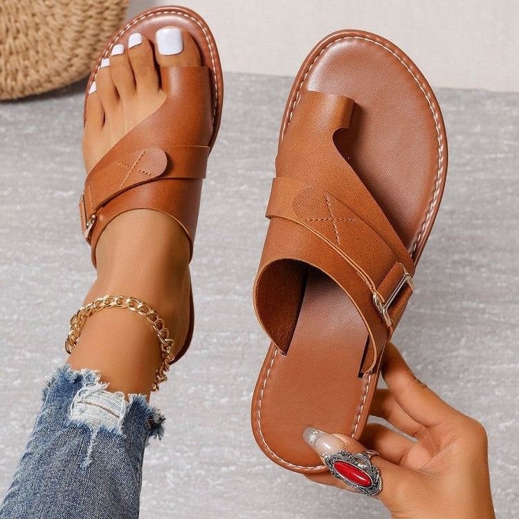 đ„Sista dagskampanj 70% OFFđ„ LĂ€tta ortopediska sandaler gjorda av premiumlĂ€der