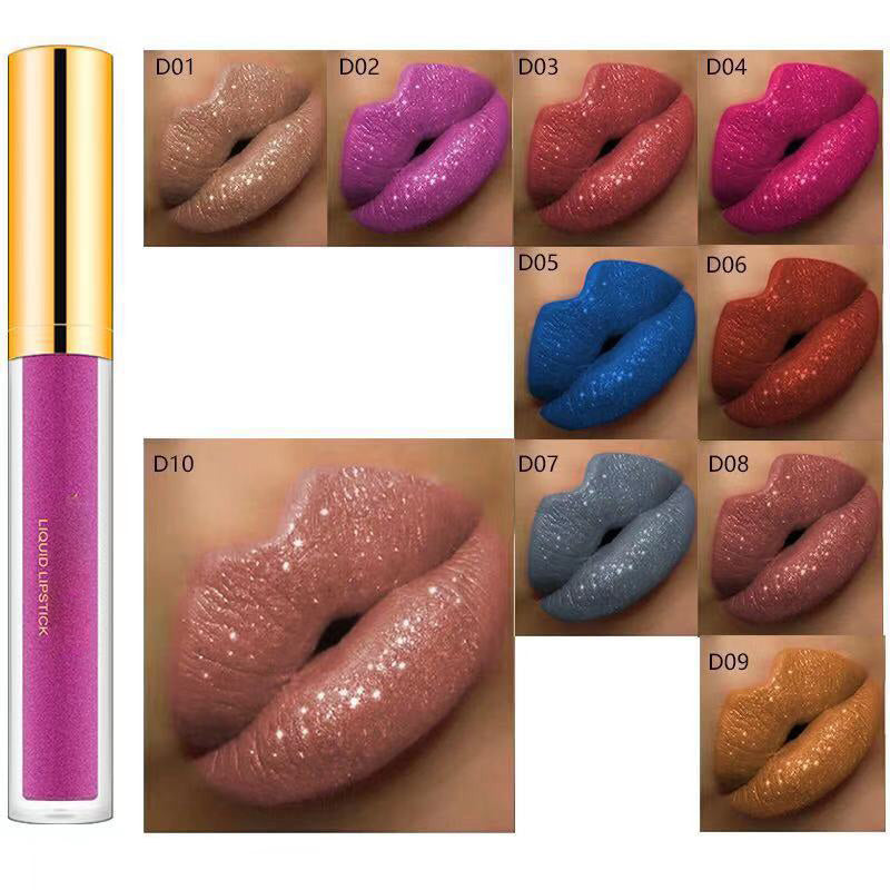 đ„Köp 1 fĂ„ 1 gratisđ„Metallic Liquid Diamond Glitter lĂ€ppstift