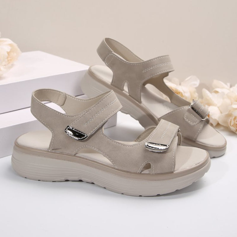 đ„Sista dagen för 40% rabattđđWedge-sandaler med kardborreband för kvinnor