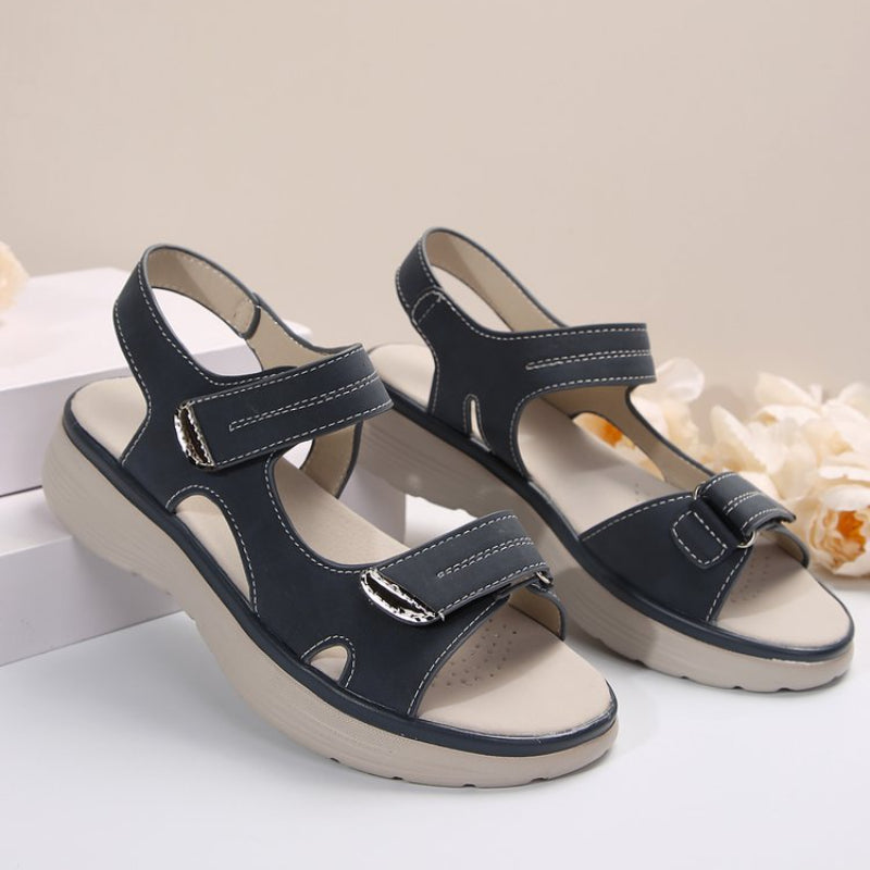 đ„Sista dagen för 40% rabattđđWedge-sandaler med kardborreband för kvinnor