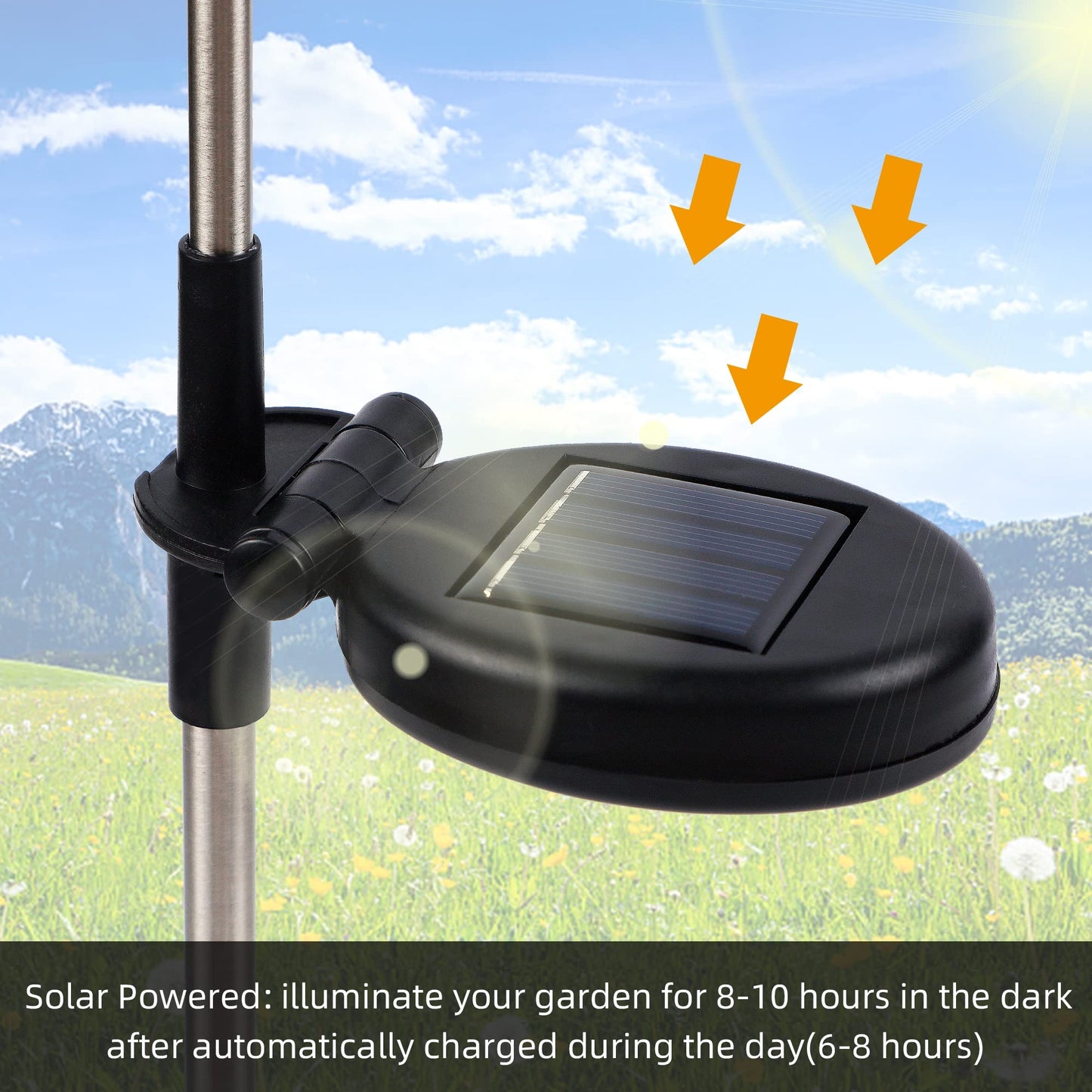 đ„Solar fĂ€rgskiftande LED-lampor för maneter
