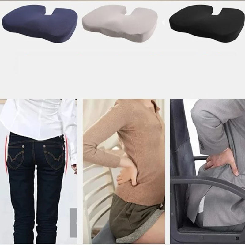 Ergonomisk U-formad kudde med långsam återfjädring för att skydda halsryggen