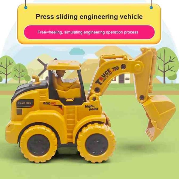Press & Go Ingenjörsbil Leksaker