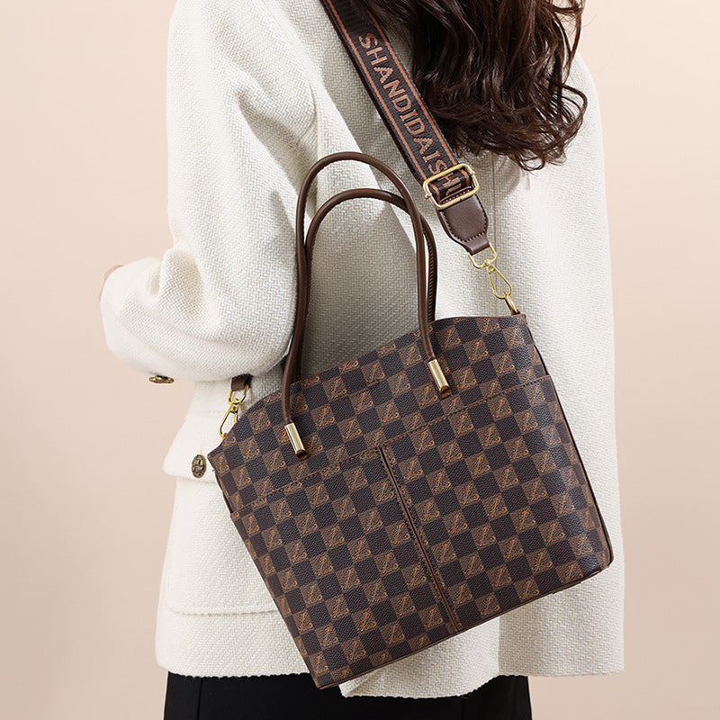 đčGĂ„va till kvinnorđMĂ„ngsidig tryckt Crossbody Tote Bag Set