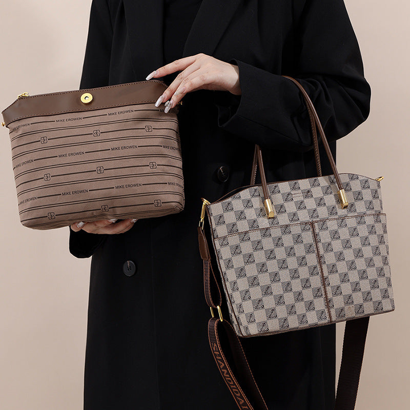 đčGĂ„va till kvinnorđMĂ„ngsidig tryckt Crossbody Tote Bag Set