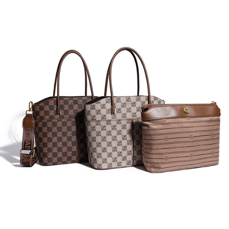 đčGĂ„va till kvinnorđMĂ„ngsidig tryckt Crossbody Tote Bag Set