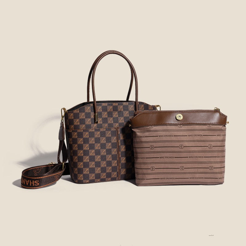 đčGĂ„va till kvinnorđMĂ„ngsidig tryckt Crossbody Tote Bag Set