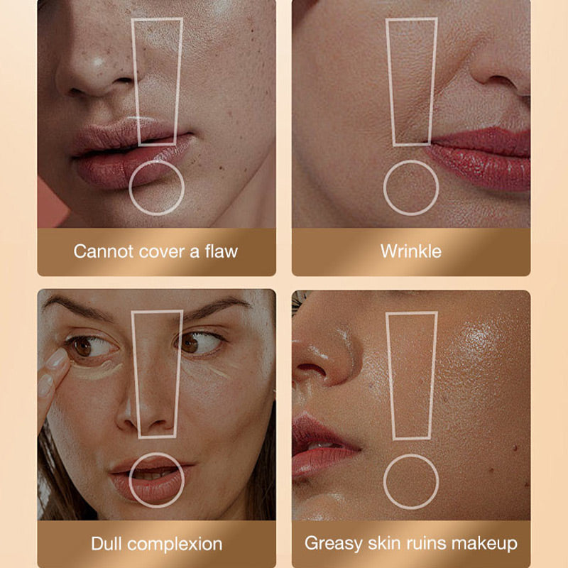 🔥Köp 1 få 1 gratis🔥Hydrating Lightweight Foundation Stick med pensel