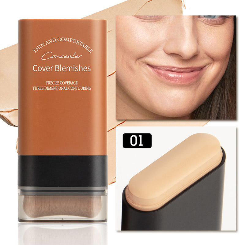 🔥Köp 1 få 1 gratis🔥Hydrating Lightweight Foundation Stick med pensel