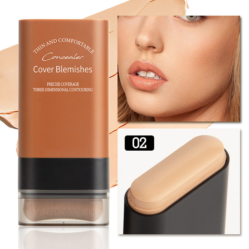 🔥Köp 1 få 1 gratis🔥Hydrating Lightweight Foundation Stick med pensel
