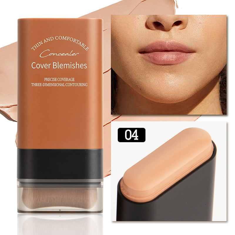 🔥Köp 1 få 1 gratis🔥Hydrating Lightweight Foundation Stick med pensel