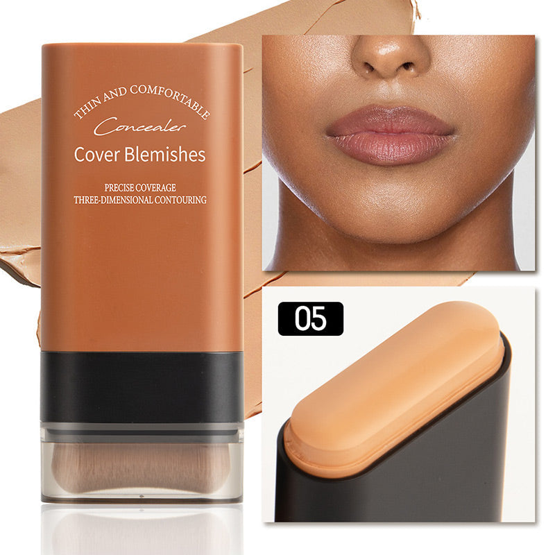🔥Köp 1 få 1 gratis🔥Hydrating Lightweight Foundation Stick med pensel
