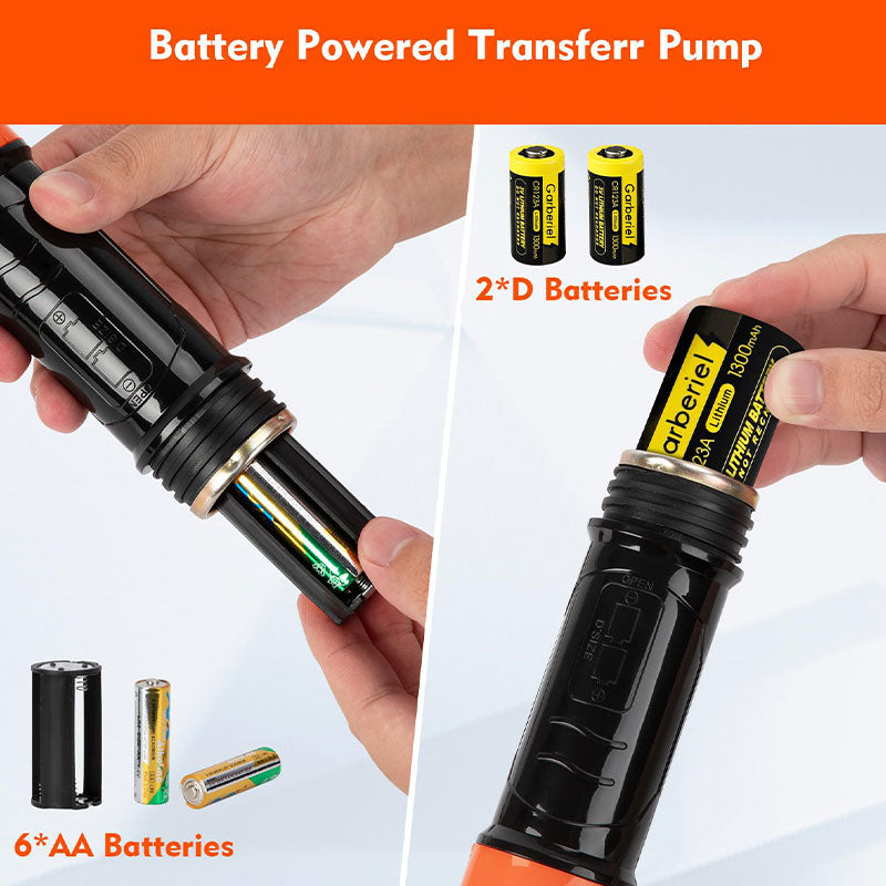 Bärbar batteridriven pump