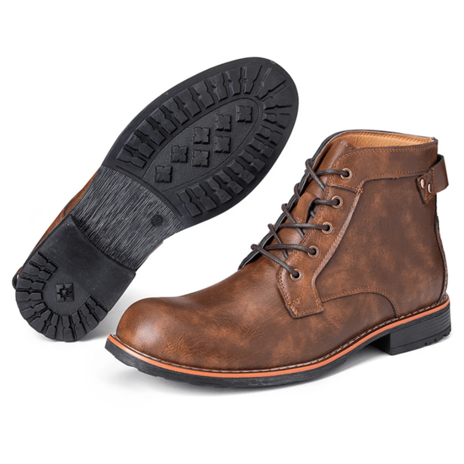 Varmt 40% rabatt🔥Läder Vintage Casual Martin Boots för män