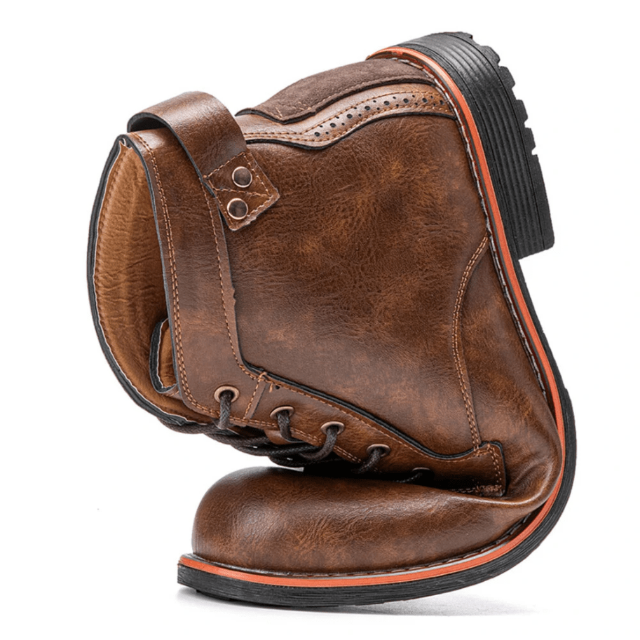 Varmt 40% rabatt🔥Läder Vintage Casual Martin Boots för män
