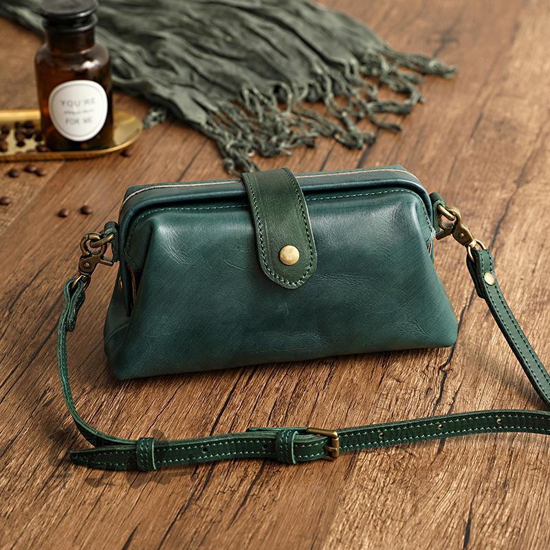 đ„ 50% rabatt đ Ăkta lĂ€der Vintage handgjord vĂ€ska đ