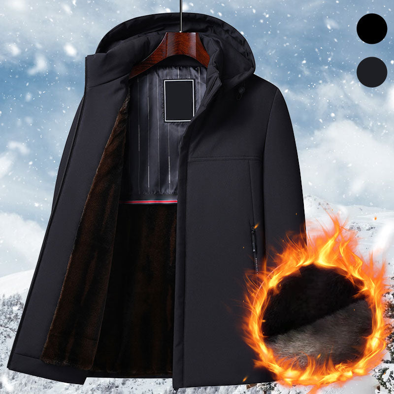 Thermal Parka Coat med huva för män( Fri frakt)