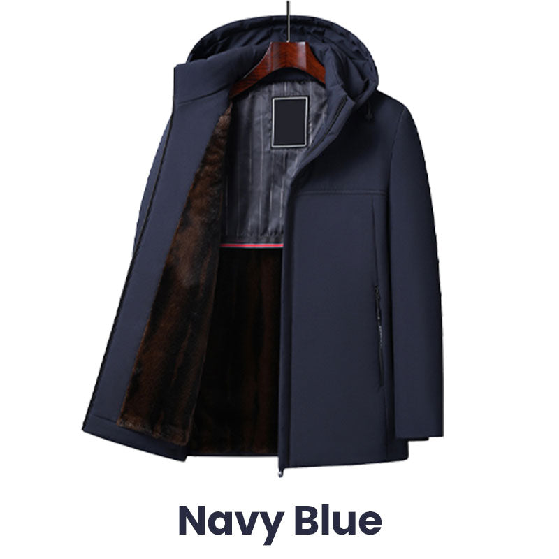 Thermal Parka Coat med huva för män( Fri frakt)