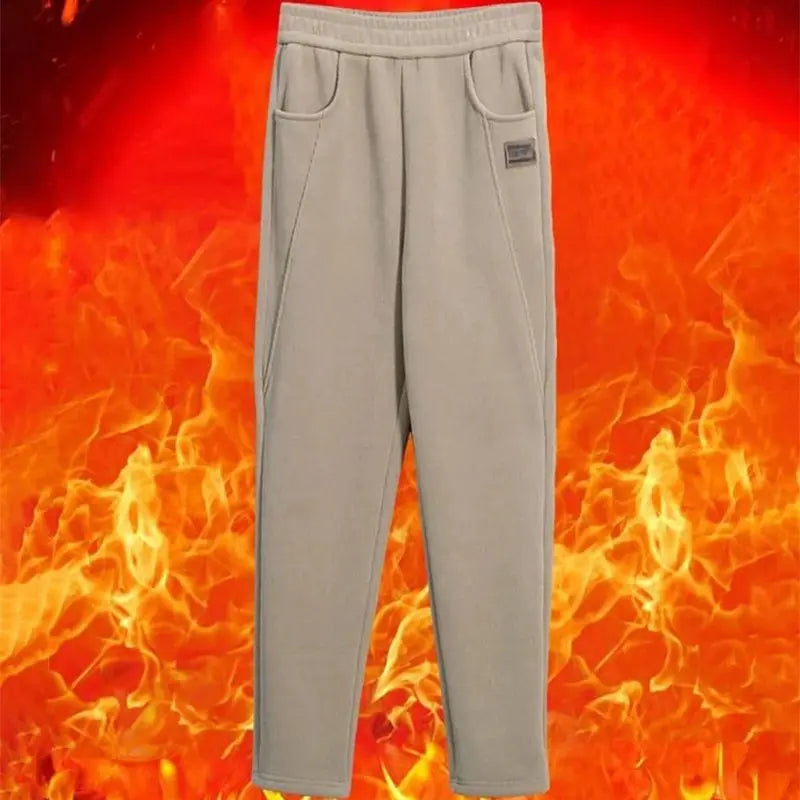 🔥Begränsat tidserbjudande🔥Kvinnors högmästare varma faux fleece-fodrade byxor