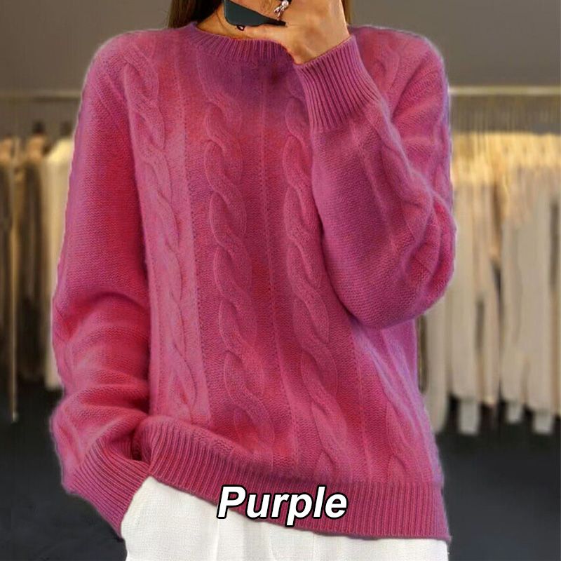 đVarm damtröja i vintagestilđ„°