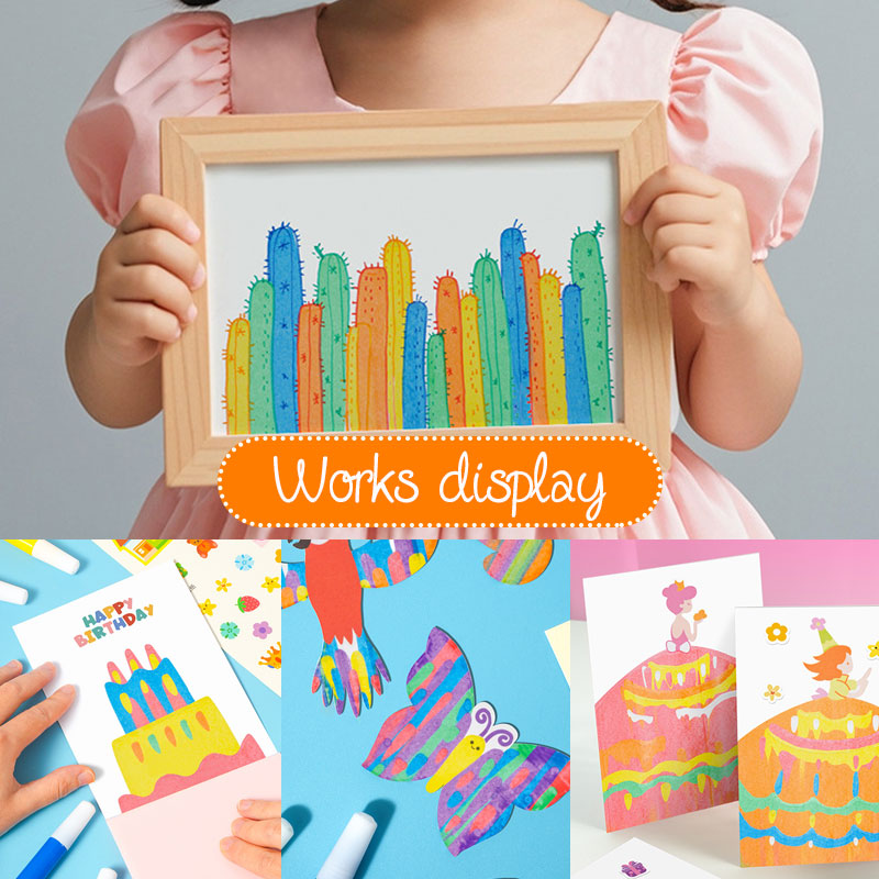 đ
20 delar/uppsĂ€ttning DIY Rainbow Scratch Artđ