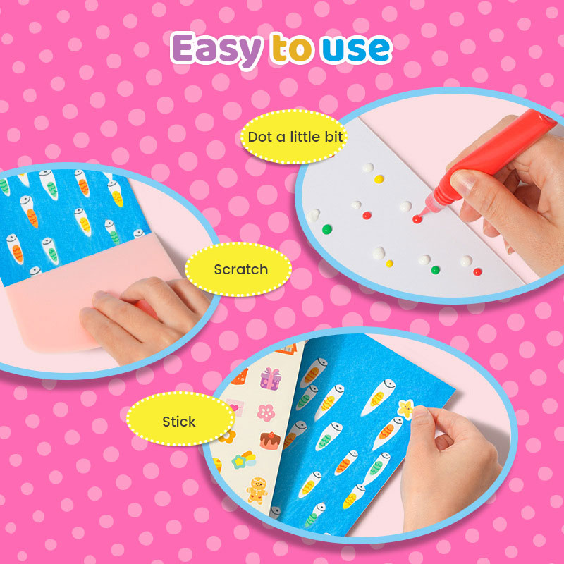 đ
20 delar/uppsĂ€ttning DIY Rainbow Scratch Artđ