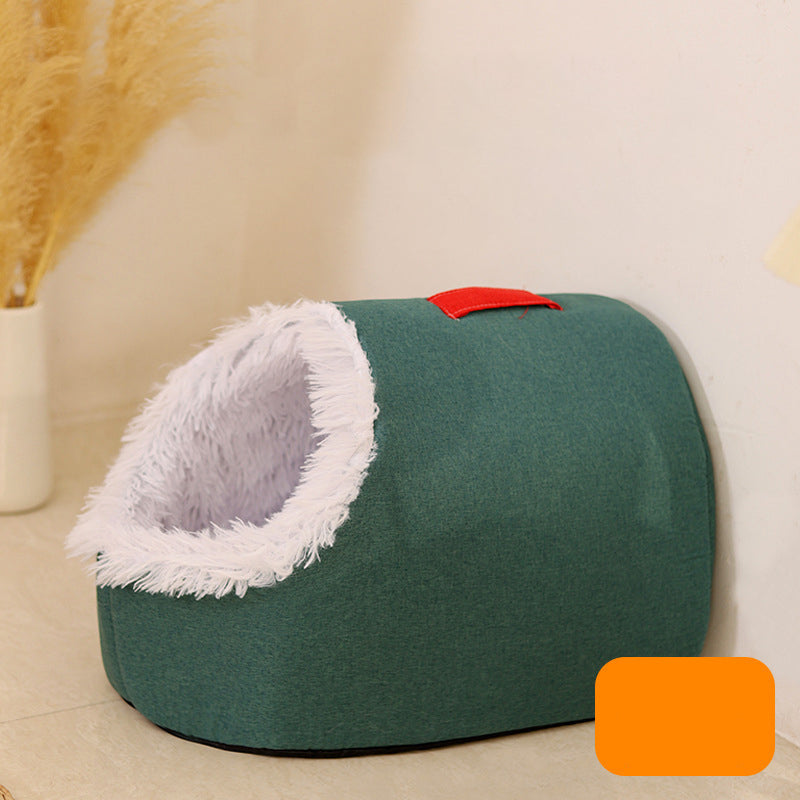 đ„ Hot försĂ€ljning đŸ OFFWinter Warm Pet Cave sĂ€ng