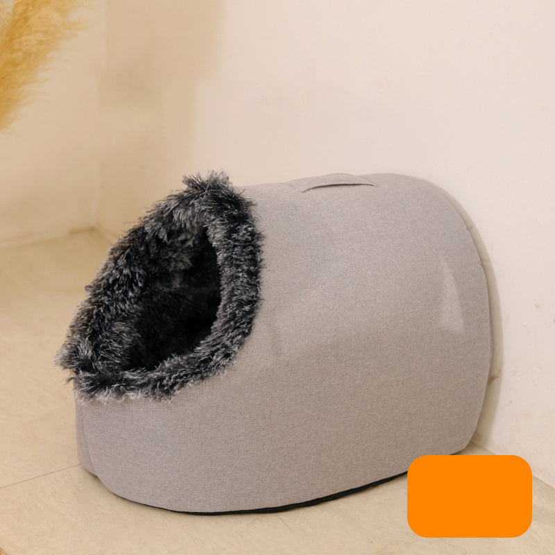 đ„ Hot försĂ€ljning đŸ OFFWinter Warm Pet Cave sĂ€ng