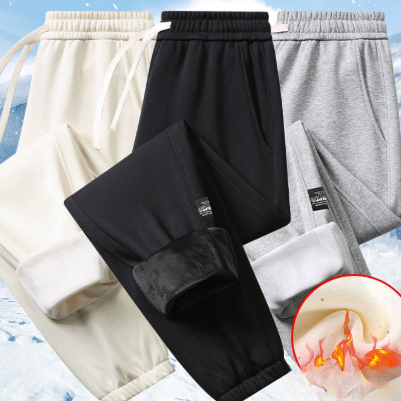 Casual Förtjockade Varmfodrade Sweatpants för män