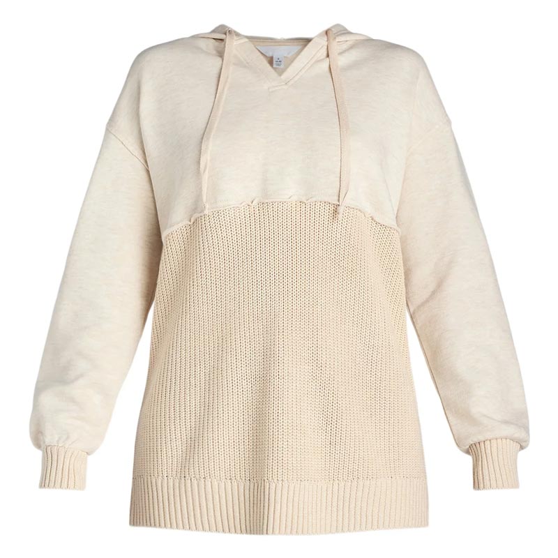 Unik och chic patchwork-hoodie för kvinnor