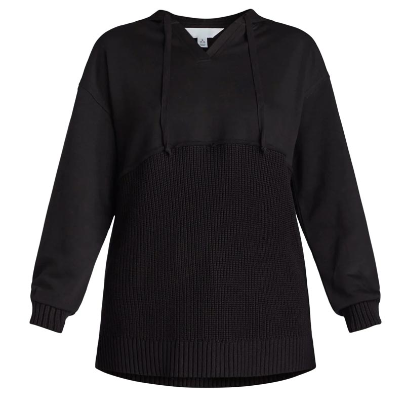 Unik och chic patchwork-hoodie för kvinnor